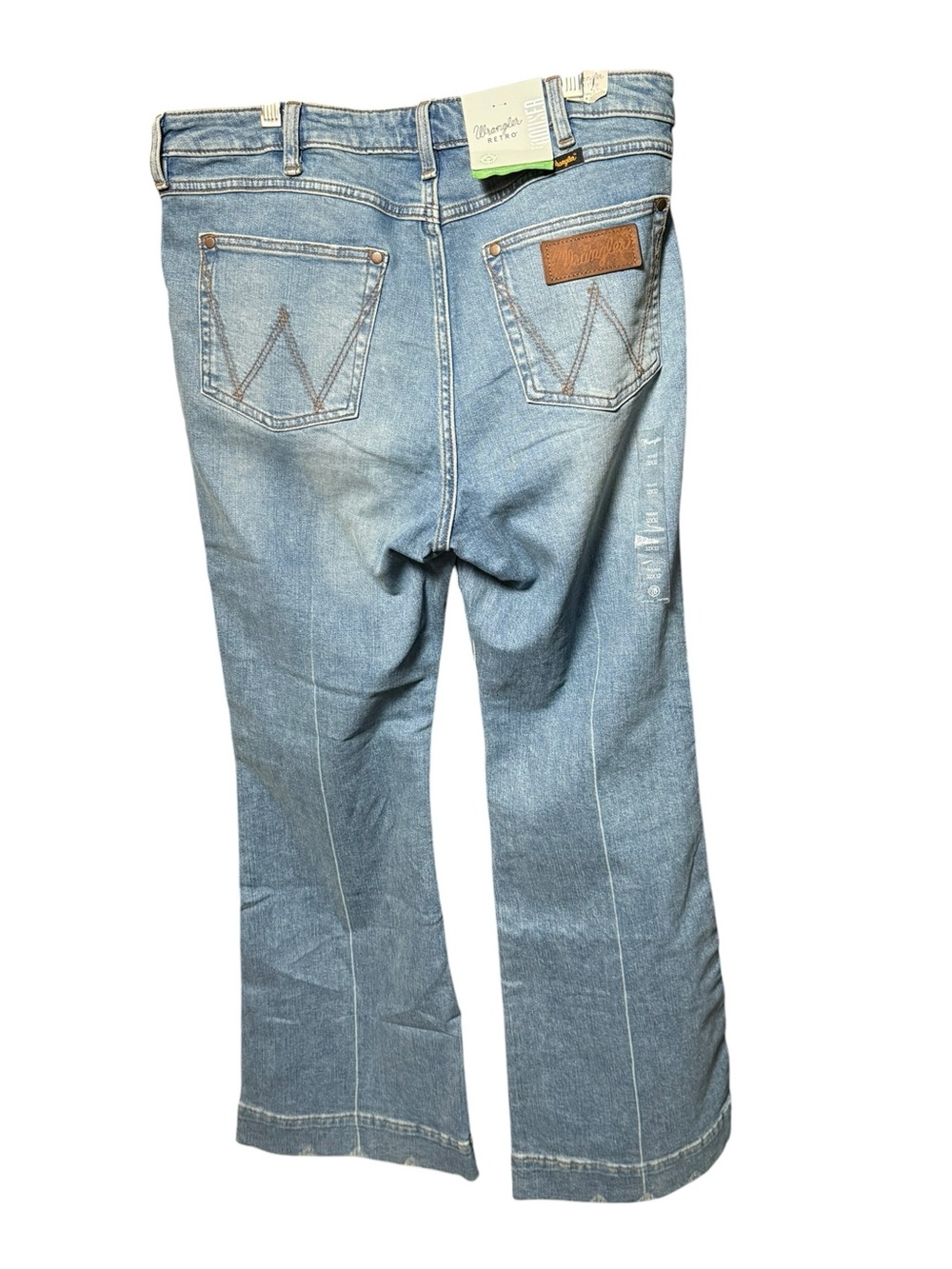 Wrangler Retro Flare Jeans Light Wash Bootcut 32x32 NWT - Picture 3 of 6